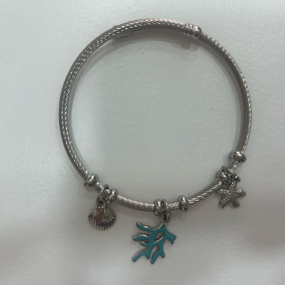 atsalinovraxioli-evitashop32 Βραχιόλι Ocean Breeze Silver - Image 1